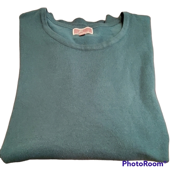 Teal Sweater JM Collection Women’s Size 2X - Picture 1 of 7